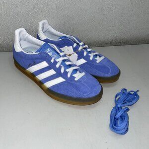 Adidas Women’s Fusion Originals Gazelle Indoor Sneakers – Blue – Size 8.5